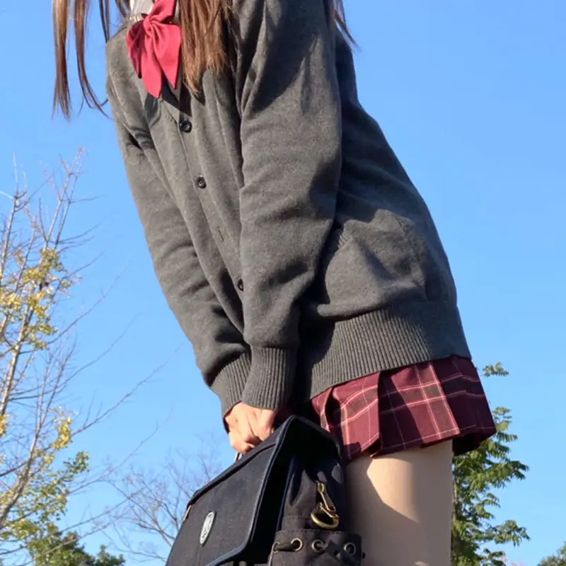 Autumn Winter Japanese JK Uniform Sweater Coat Women - Image 8