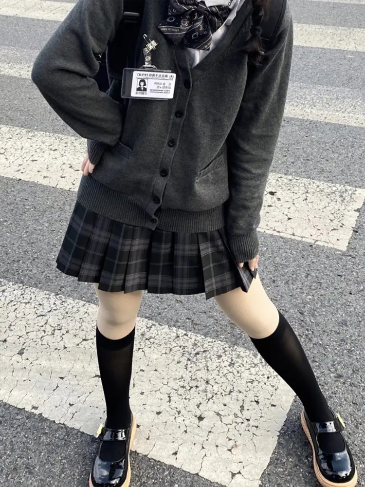 Autumn Winter Japanese JK Uniform Sweater Coat Women - Image 9