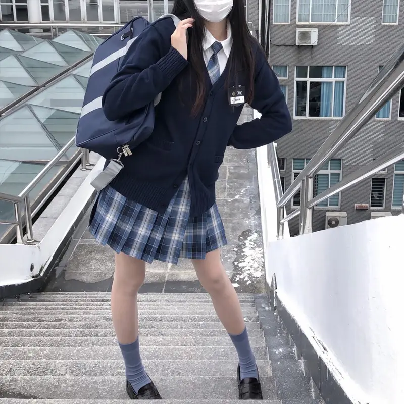 Autumn Winter Japanese JK Uniform Sweater Coat Women - Image 2