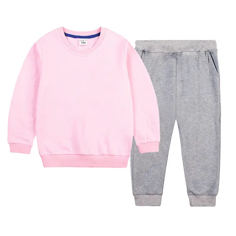 White Cotton Sweatpants Set for Boys Autumn Winter — feature 15