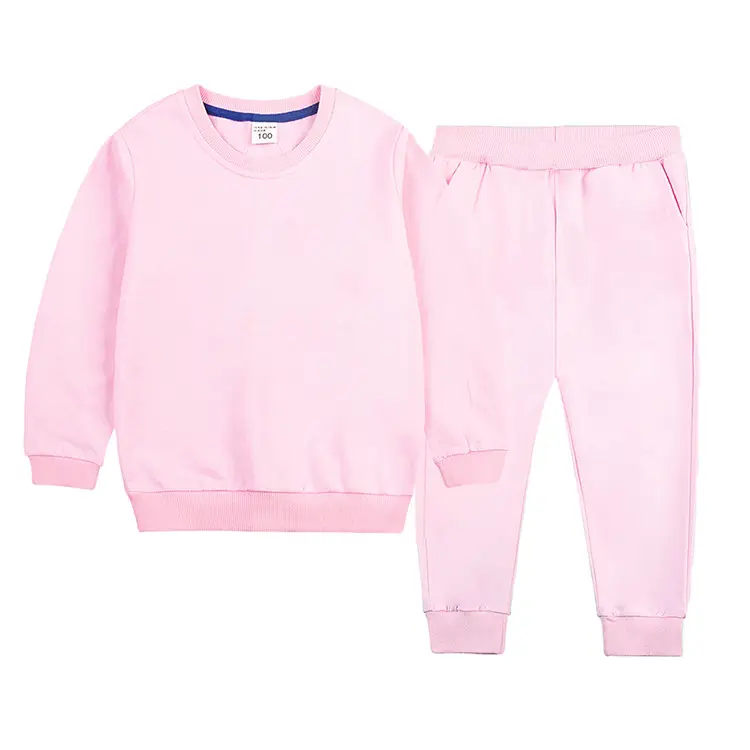 White Cotton Sweatpants Set for Boys Autumn Winter — feature 3
