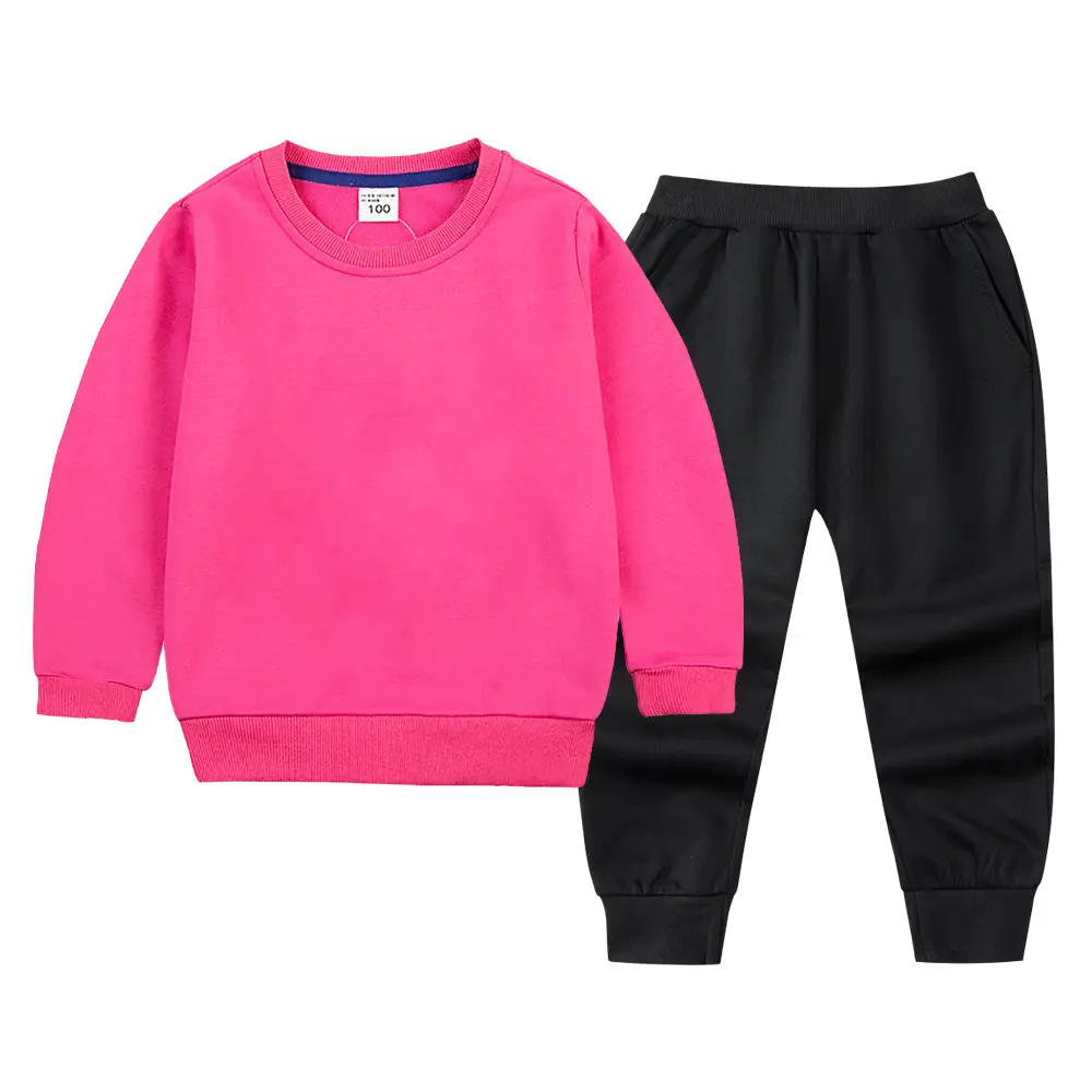White Cotton Sweatpants Set for Boys Autumn Winter - Image 18