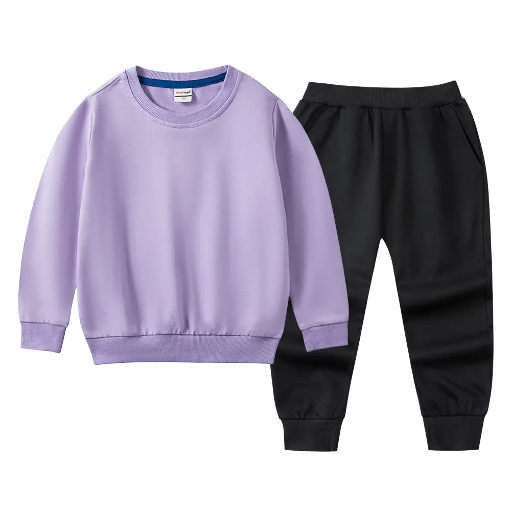 White Cotton Sweatpants Set for Boys Autumn Winter - Image 19