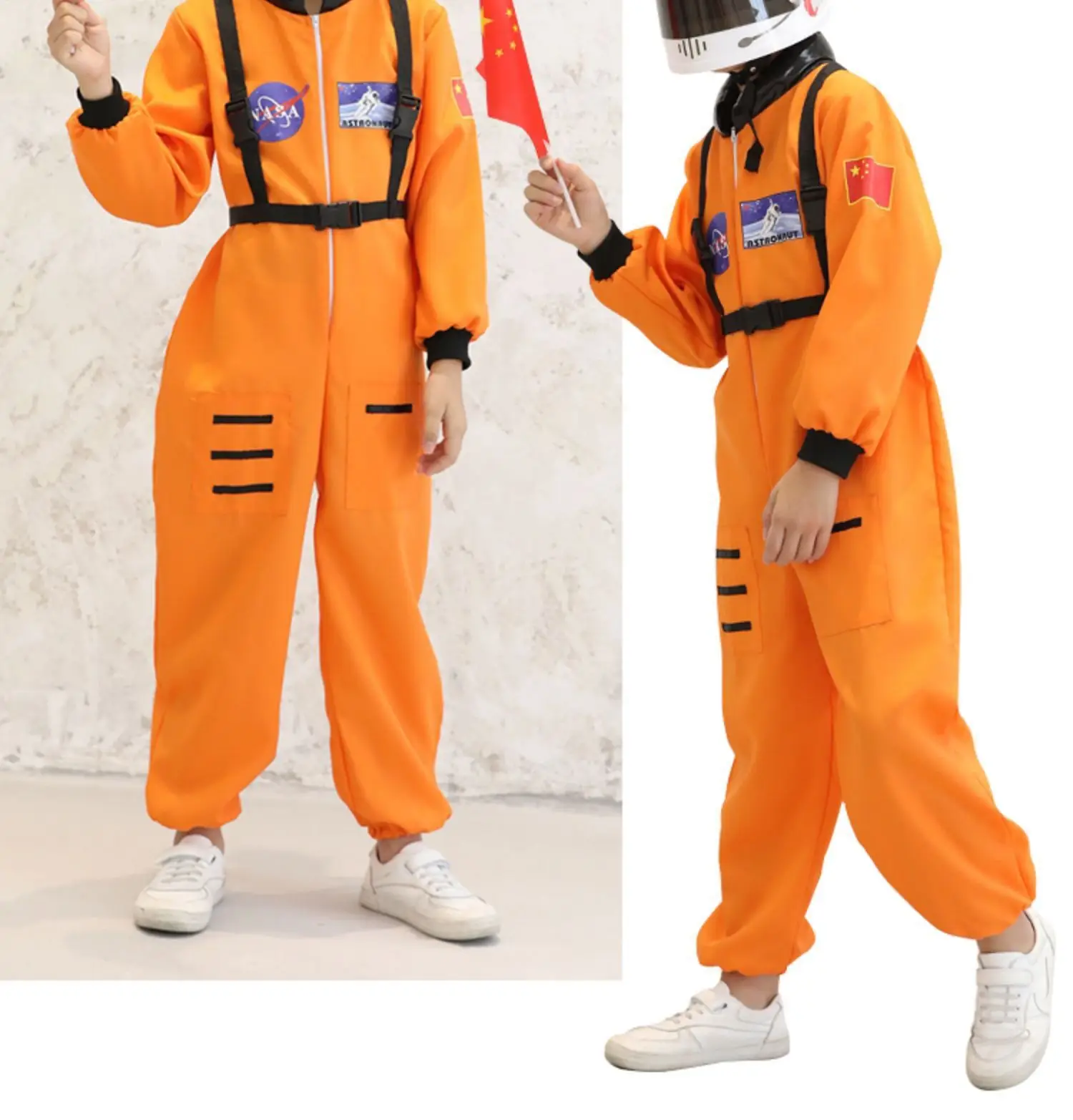 New Year's Astronaut Kids Air Force Cap Suit Blue — feature 14