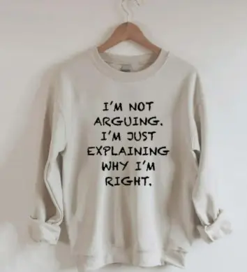 The Hell I Won't Wear Casual Sweatshirt 260g - Image 13