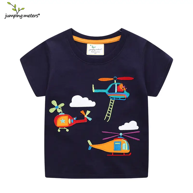 Kids Cotton T-Shirt Navy Blue Summer Wear