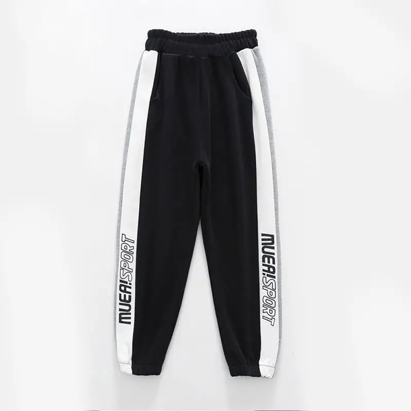 Children's Grey Track Pants 2026 Autumn Medium Large - Image 7