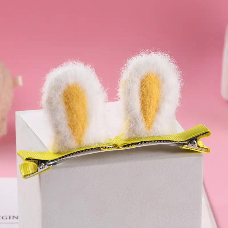 Plush Cat Ear Hair Clip Women's Small Clip Rabbit Hair Clip Headwear Children's Cute Hair Clip Top Clip Duckbill Clip - Image 21