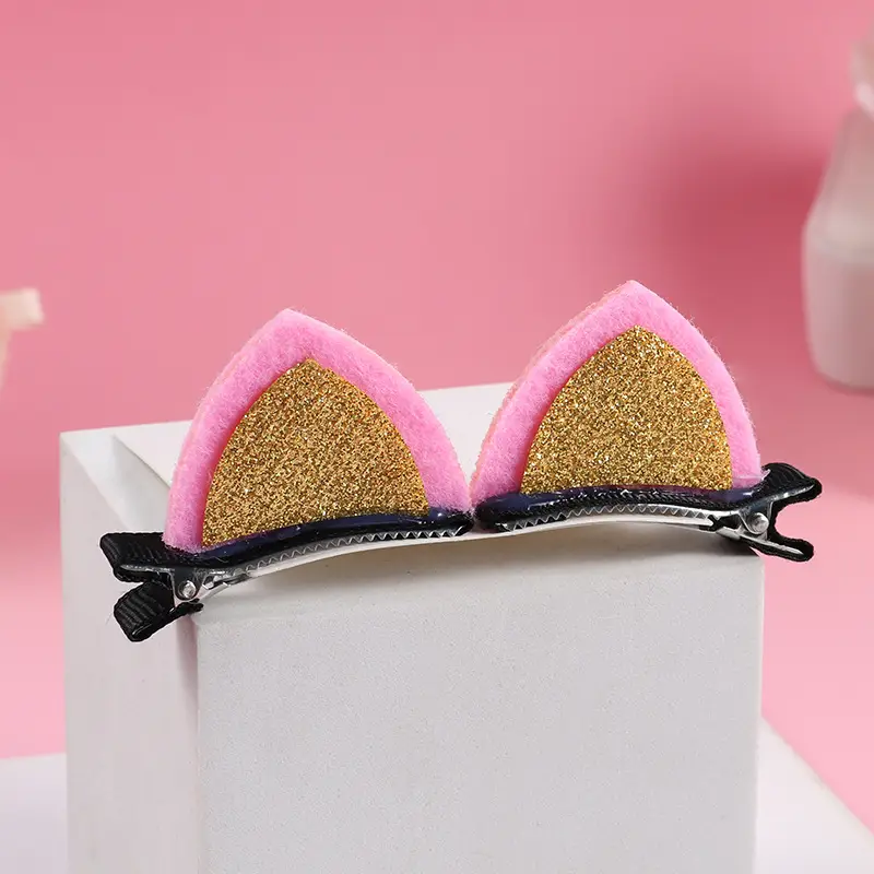 Plush Cat Ear Hair Clip Women's Small Clip Rabbit Hair Clip Headwear Children's Cute Hair Clip Top Clip Duckbill Clip - Image 33
