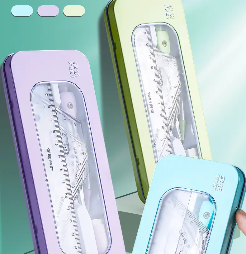 Pink R Standard Set 8 Piece School Tools — feature 3