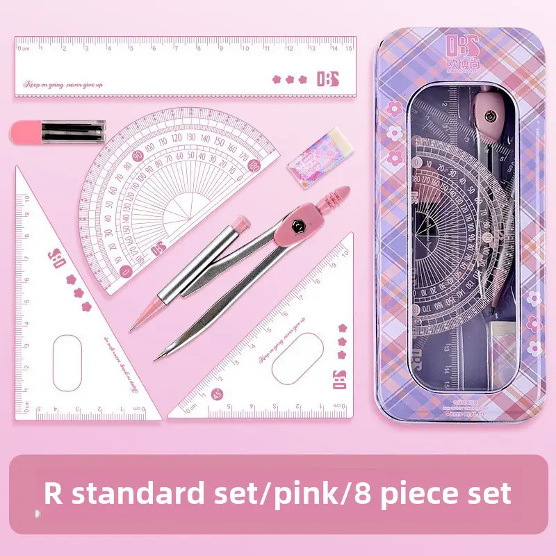Pink R Standard Set 8 Piece School Tools - Image 6