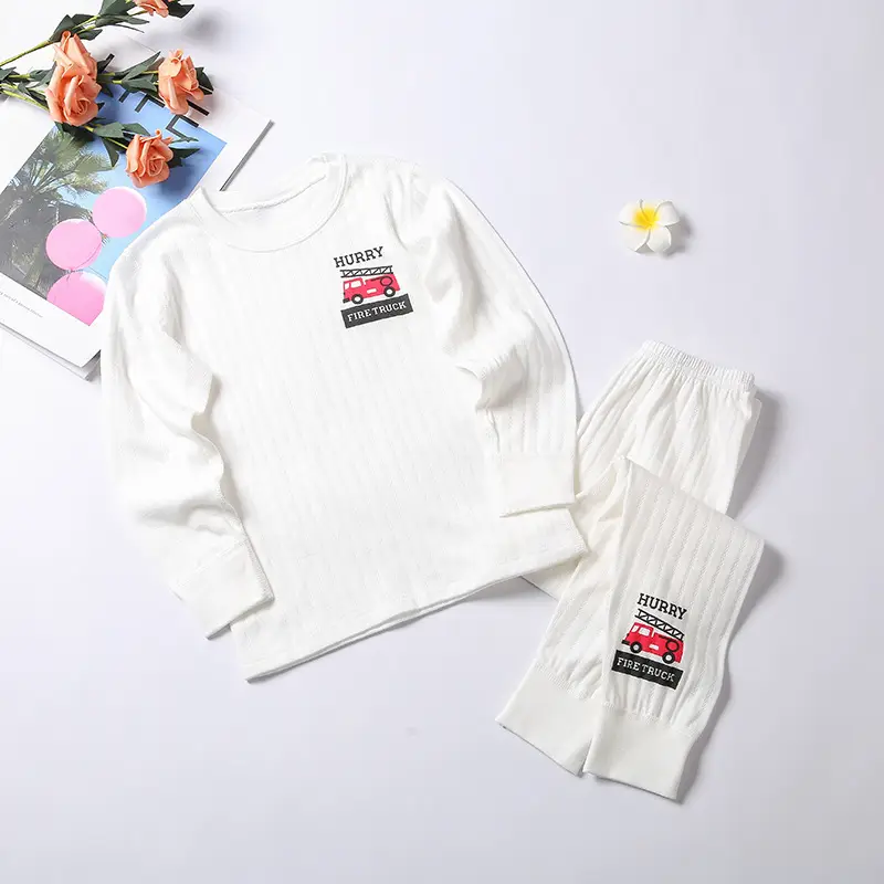 Children Cotton Suit Pink Embroidered Baby Set