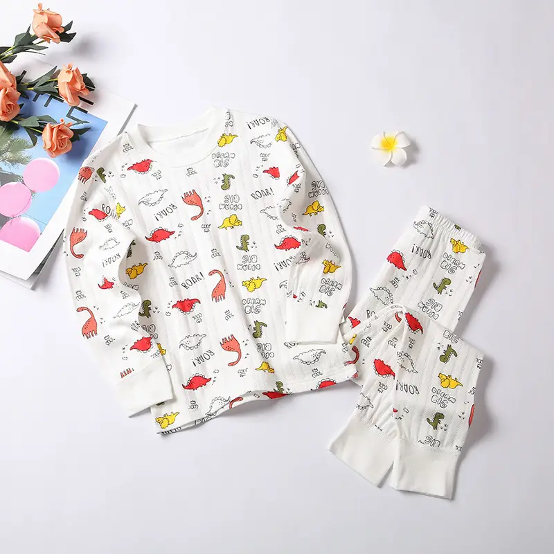 Children Cotton Suit Pink Embroidered Baby Set