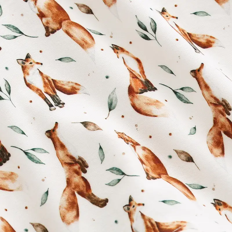 Fox Print Baby Jumpsuit High Quality Foreign Trade - Image 4