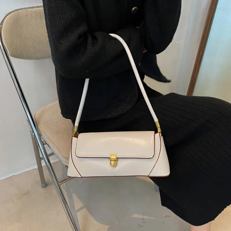 Women's Brown Leather Shoulder Bag 2021 Stylish Small Bag