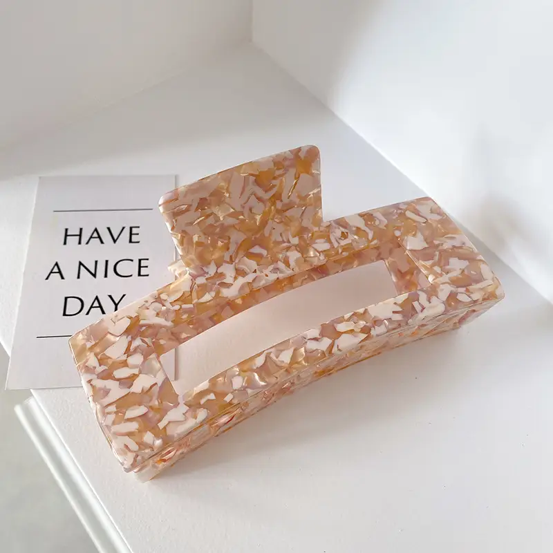 Oversized Korean Style Hair Clips 13cm Square - Image 6