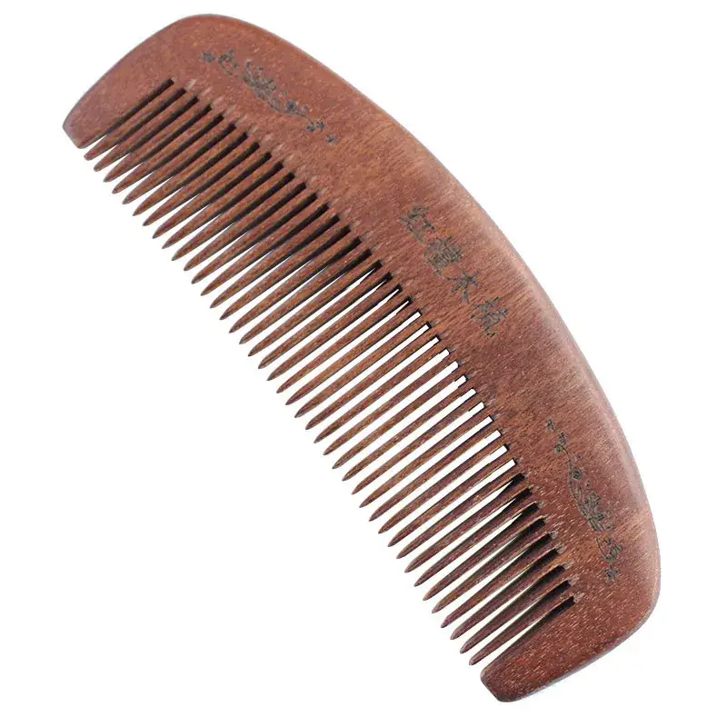 Men's Red Sandalwood Hair Comb 190x55x18mm