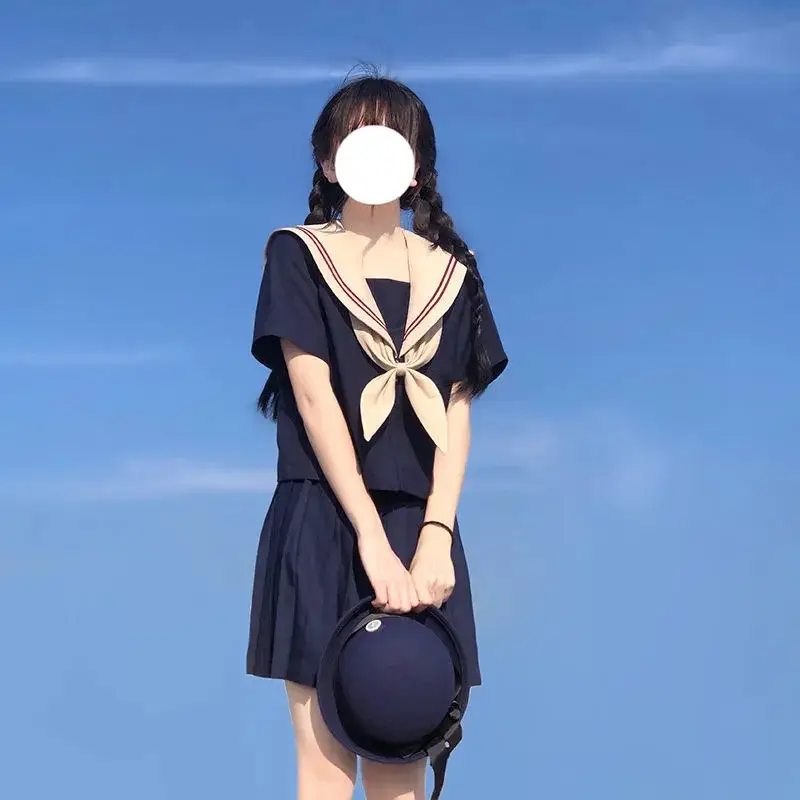 Japanese Sailor Suit Skirt Long Sleeve Academic Uniform - Image 13