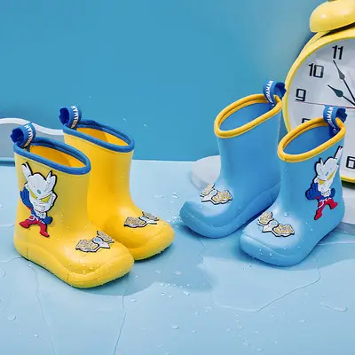 [Super Value Special Offer] Diga Children's Rain Boots Boys' Rain Boots Toddler Baby Lightweight Water Shoes Non-Slip Water Boots for Kids — feature 12