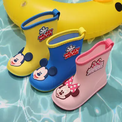 [Super Value Special Offer] Diga Children's Rain Boots Boys' Rain Boots Toddler Baby Lightweight Water Shoes Non-Slip Water Boots for Kids — feature 38