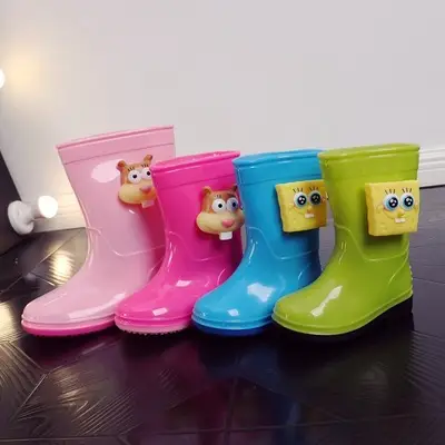 [Super Value Special Offer] Diga Children's Rain Boots Boys' Rain Boots Toddler Baby Lightweight Water Shoes Non-Slip Water Boots for Kids — feature 50