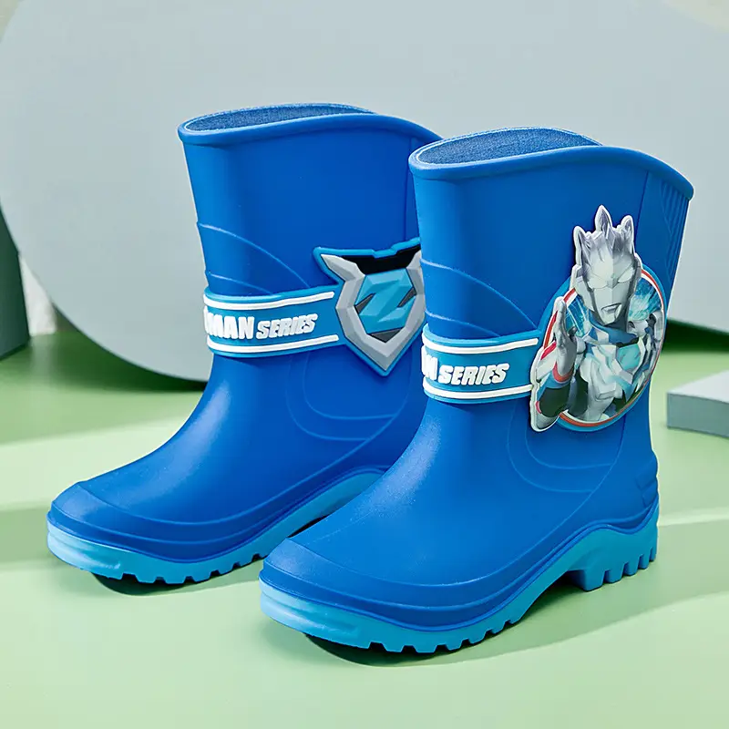 [Super Value Special Offer] Diga Children's Rain Boots Boys' Rain Boots Toddler Baby Lightweight Water Shoes Non-Slip Water Boots for Kids - Image 2