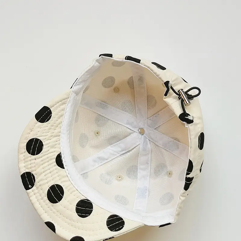 Korean Style Checkboard Sun Hat for Kids - Image 6