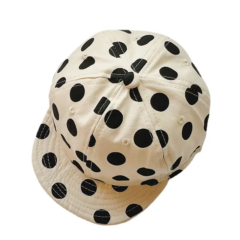 Korean Style Checkboard Sun Hat for Kids - Image 7