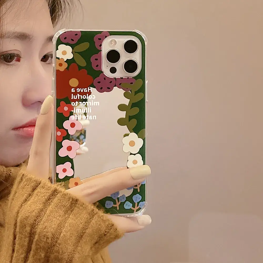 Korean Style Flower Smiley Face iPhone 16 Case — feature 13
