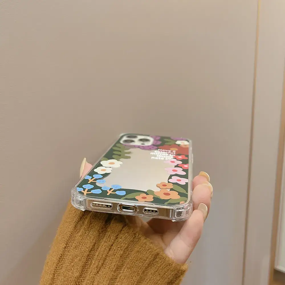 Korean Style Flower Smiley Face iPhone 16 Case — feature 15
