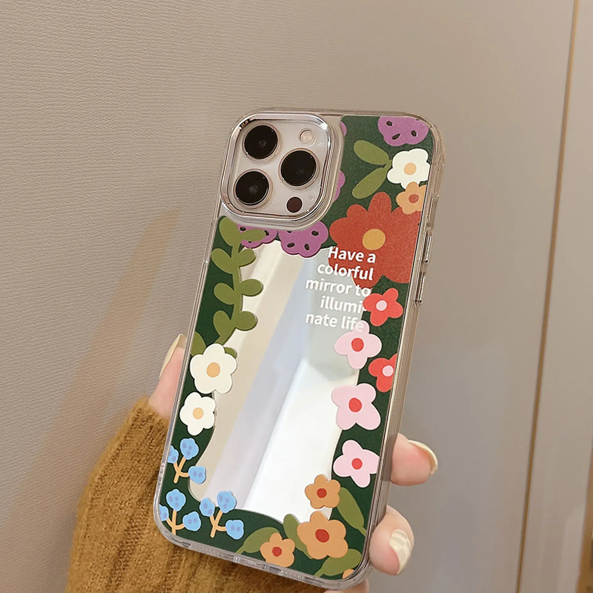 Korean Style Flower Smiley Face iPhone 16 Case — feature 20