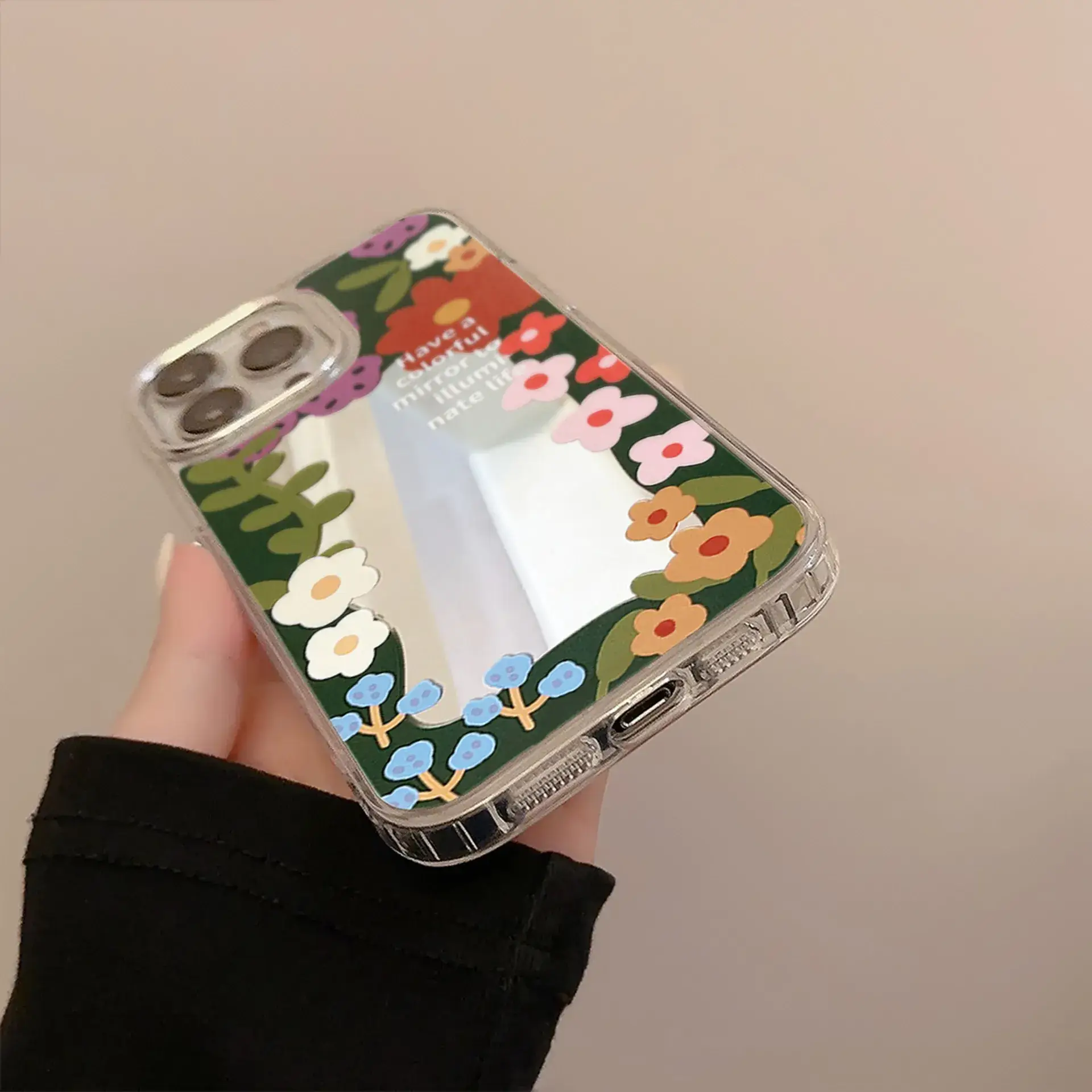 Korean Style Flower Smiley Face iPhone 16 Case — feature 21