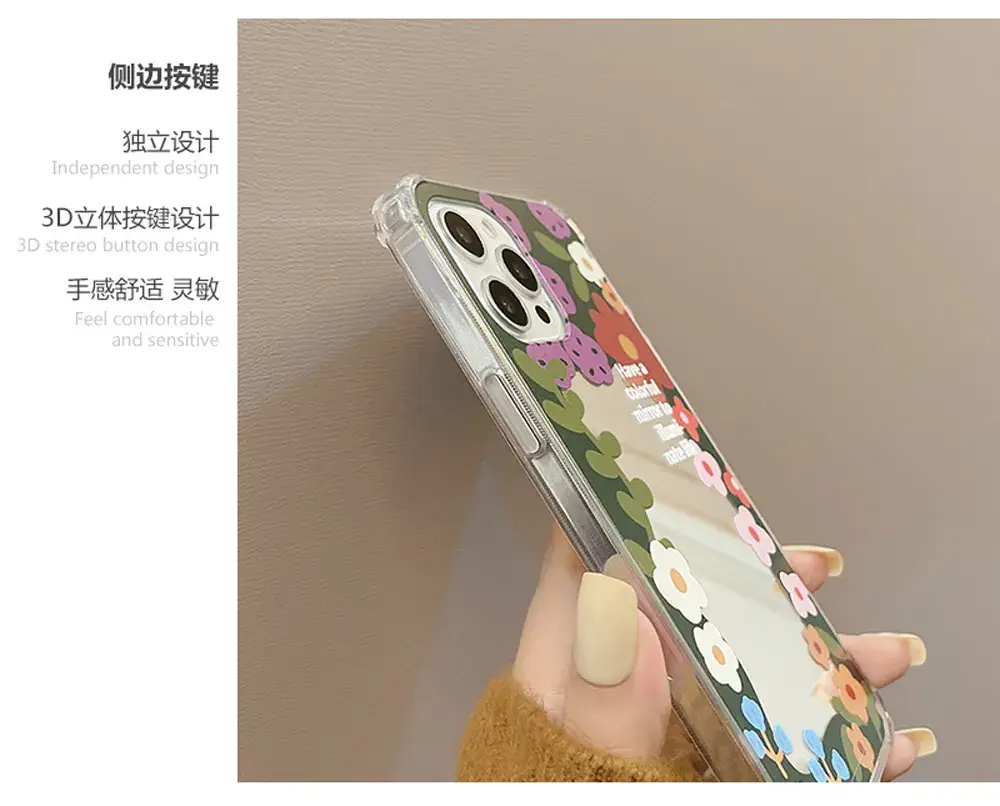 Korean Style Flower Smiley Face iPhone 16 Case — feature 3