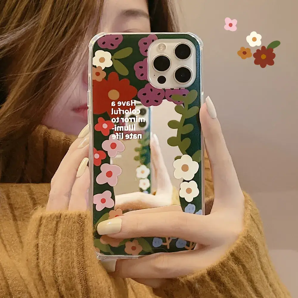 Korean Style Flower Smiley Face iPhone 16 Case — feature 6
