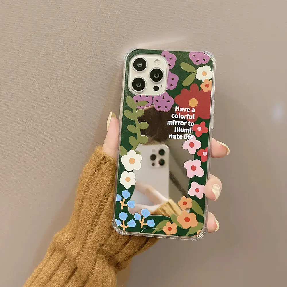 Korean Style Flower Smiley Face iPhone 16 Case — feature 9