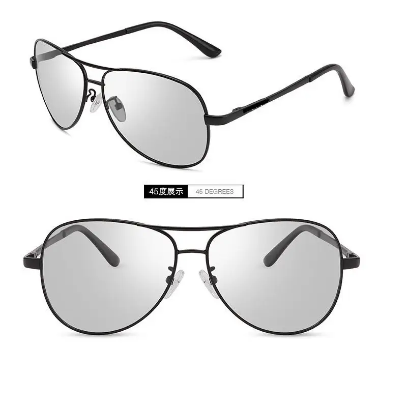Men Polarized Sunglasses Black Frame Driving Driving Sunglasses - Image 6