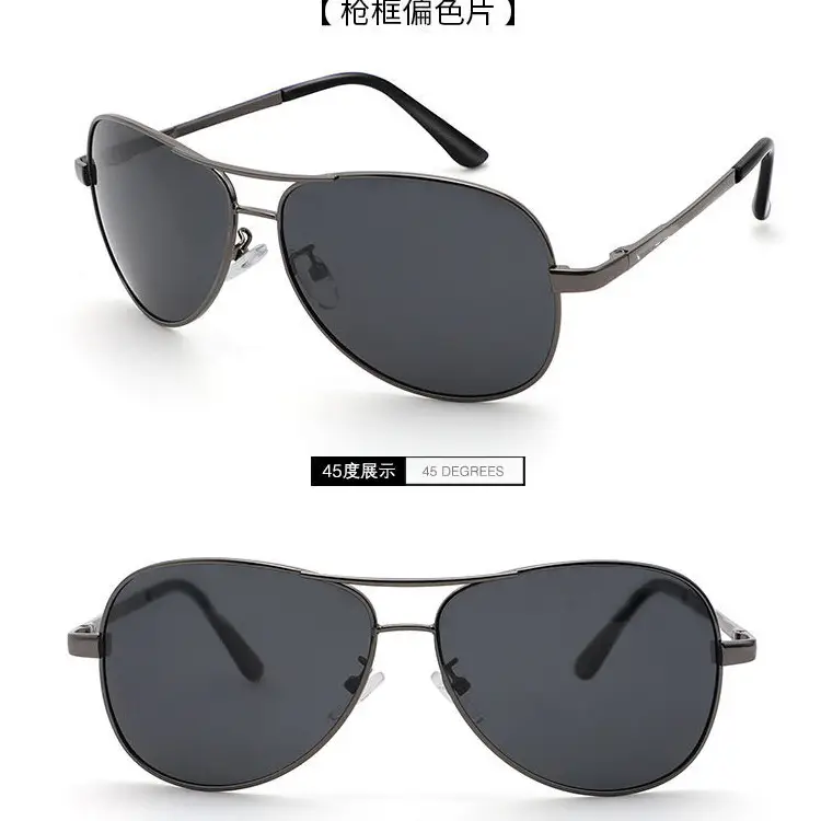 Men Polarized Sunglasses Black Frame Driving Driving Sunglasses