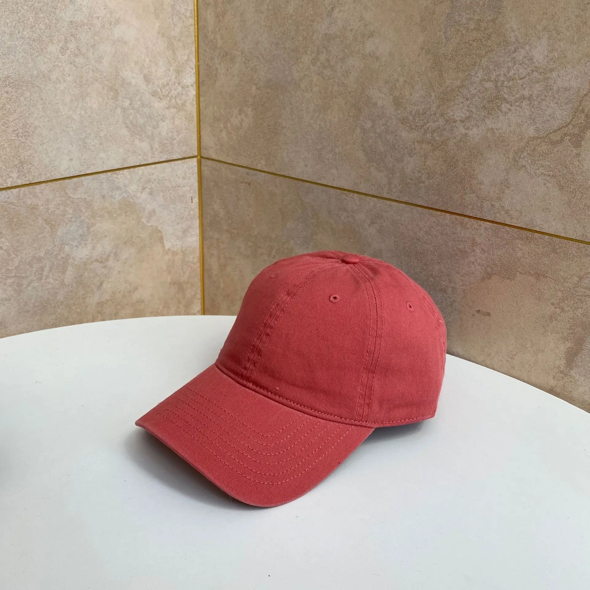 Black Baseball Cap for Men Women Sun Hat Wash Cap - Image 10