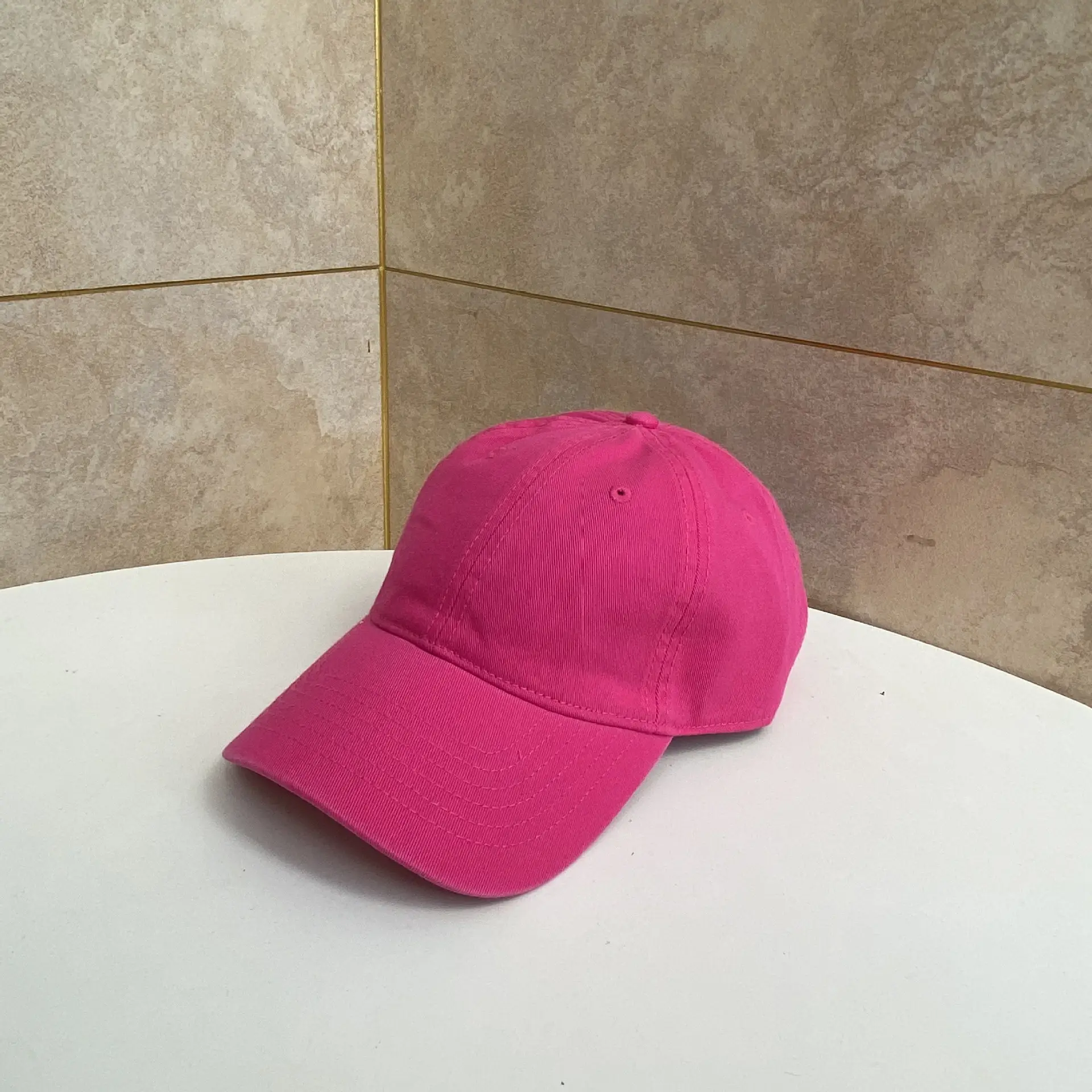Black Baseball Cap for Men Women Sun Hat Wash Cap - Image 11