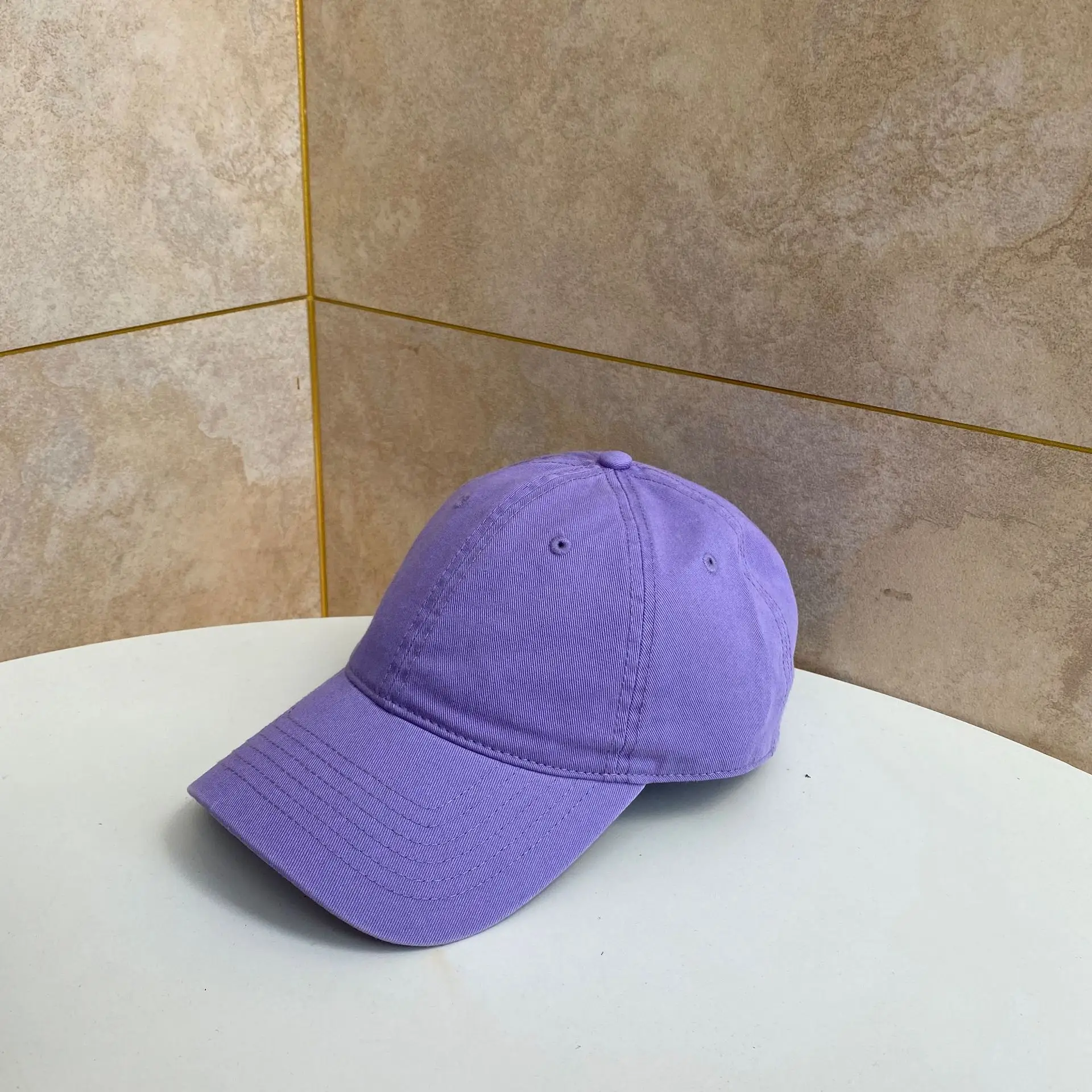 Black Baseball Cap for Men Women Sun Hat Wash Cap - Image 21