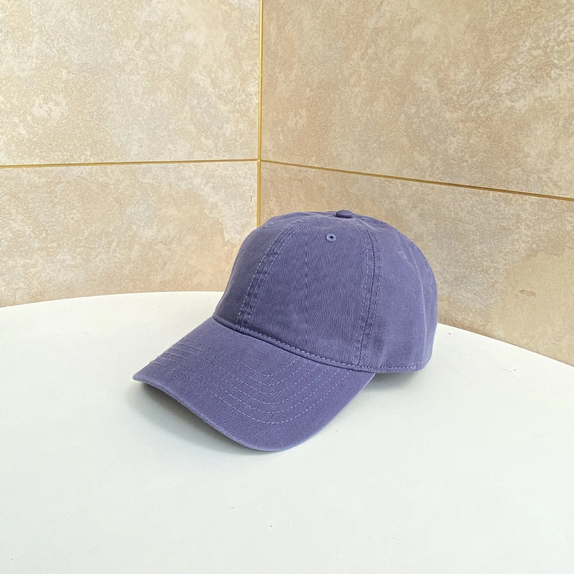 Black Baseball Cap for Men Women Sun Hat Wash Cap - Image 24