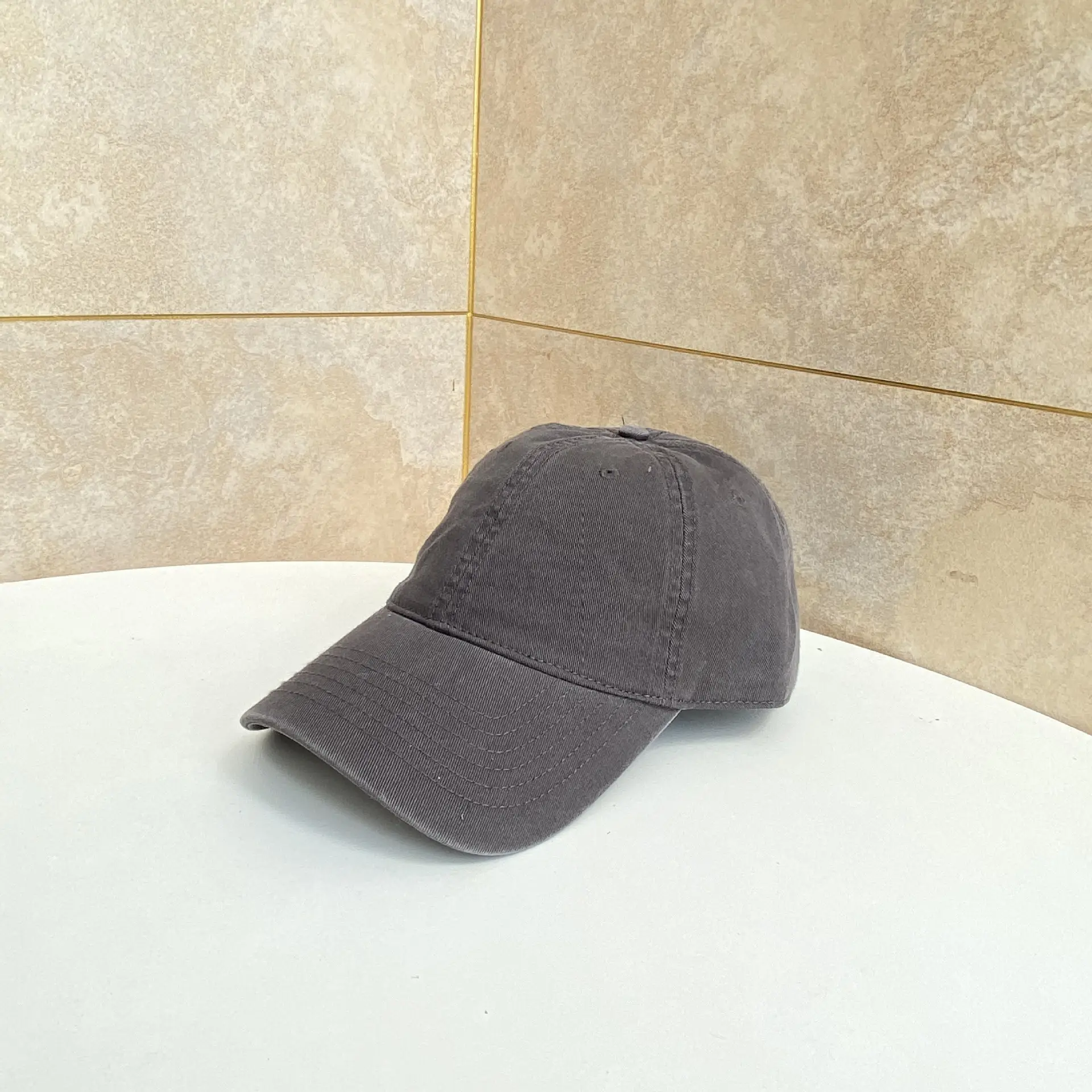 Black Baseball Cap for Men Women Sun Hat Wash Cap - Image 25