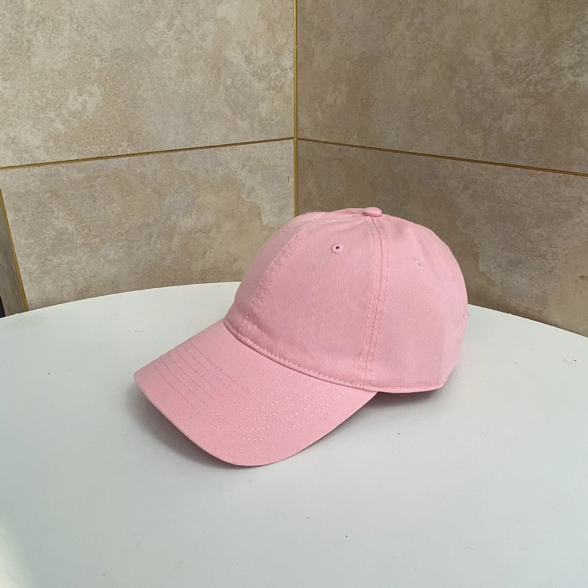 Black Baseball Cap for Men Women Sun Hat Wash Cap - Image 5