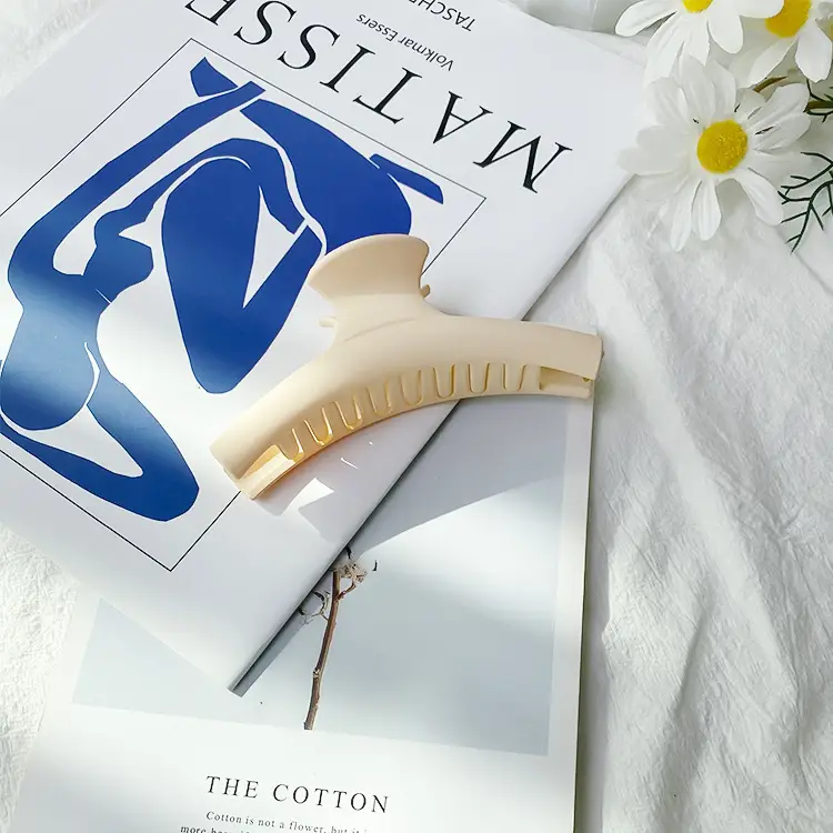 Korean Milk Coffee Claw Clip for Hair Updo - Image 5