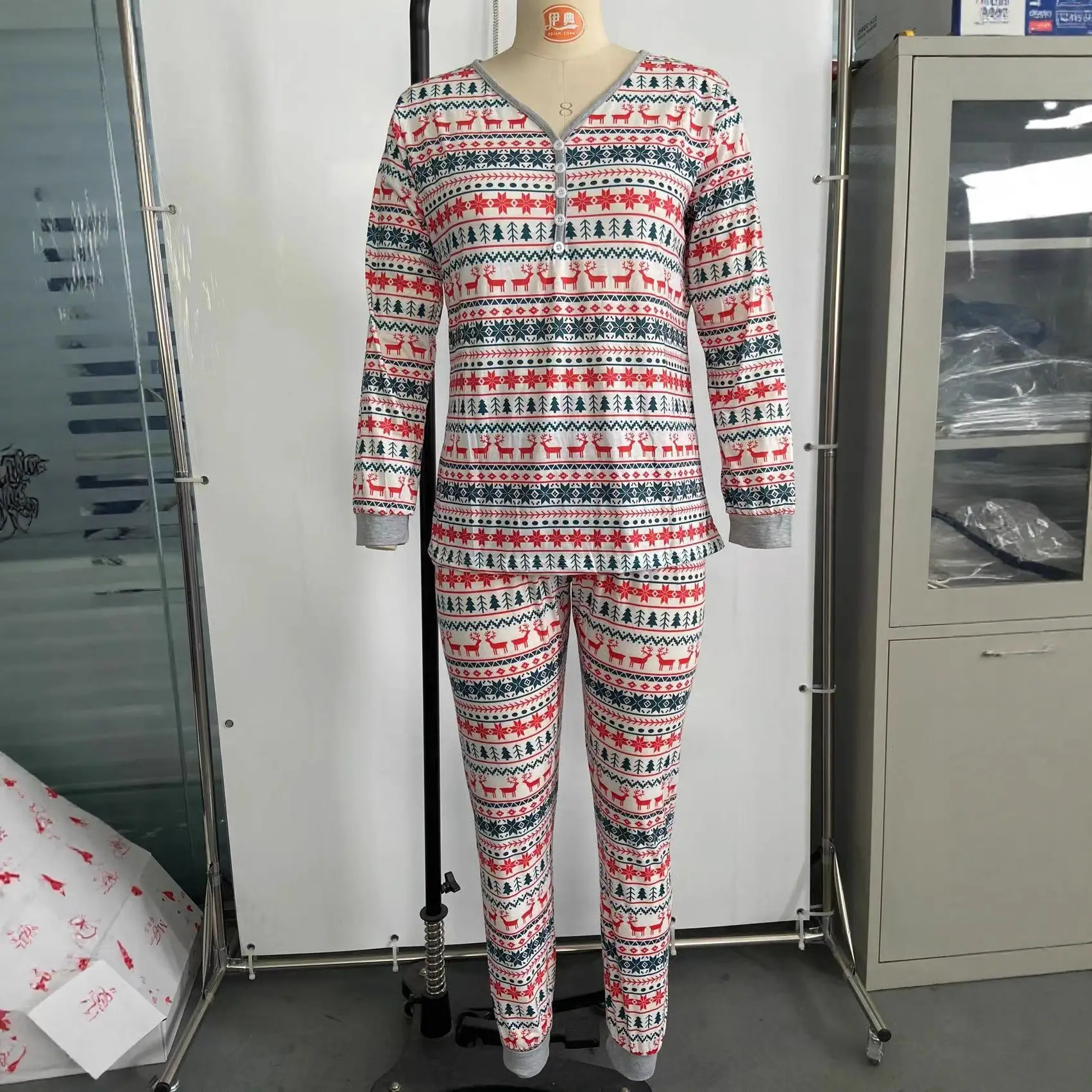 2022 Christmas Printed Pajamas for Kids & Teens - Image 3