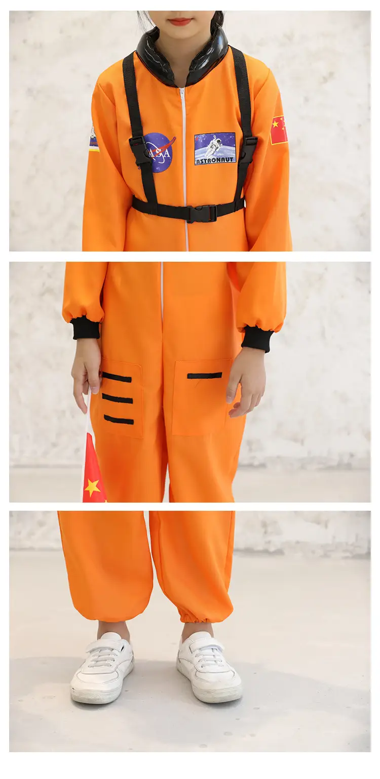 Children Space Suit Astronaut Performance Primary School Sports Meeting Astronaut Air Force Hat Role Playing Costume — feature 13