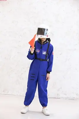 Children Space Suit Astronaut Performance Primary School Sports Meeting Astronaut Air Force Hat Role Playing Costume - Image 6