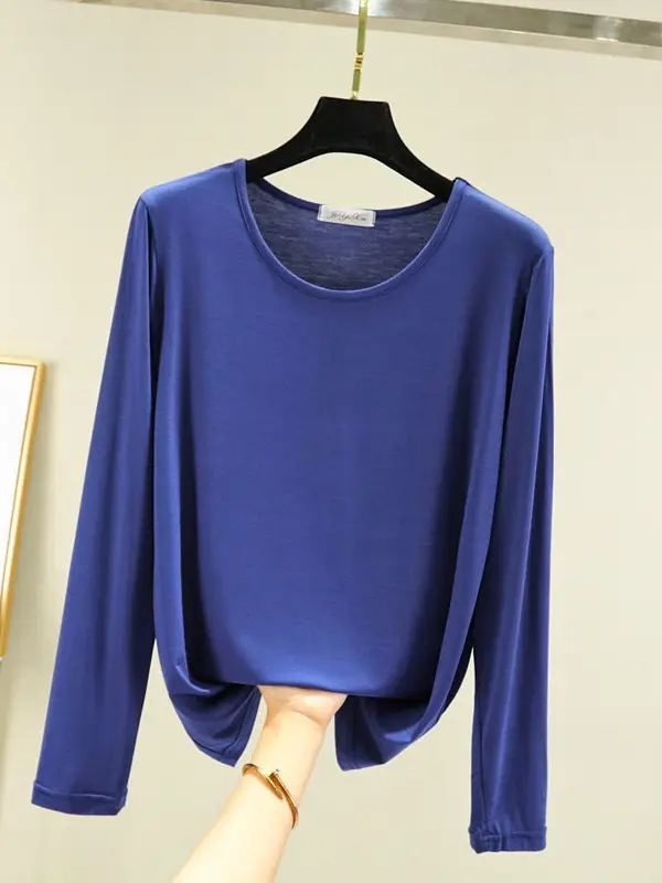Women Green Long Sleeve T-Shirt with Mask Bottom - Image 14
