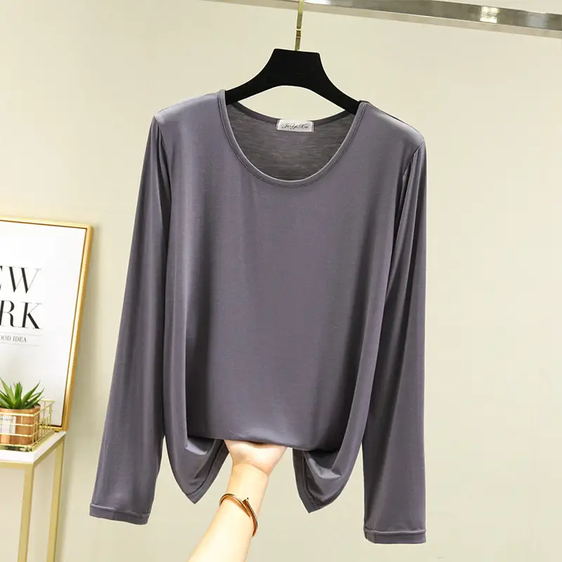 Women Green Long Sleeve T-Shirt with Mask Bottom - Image 4
