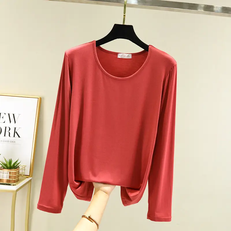 Women Green Long Sleeve T-Shirt with Mask Bottom - Image 5